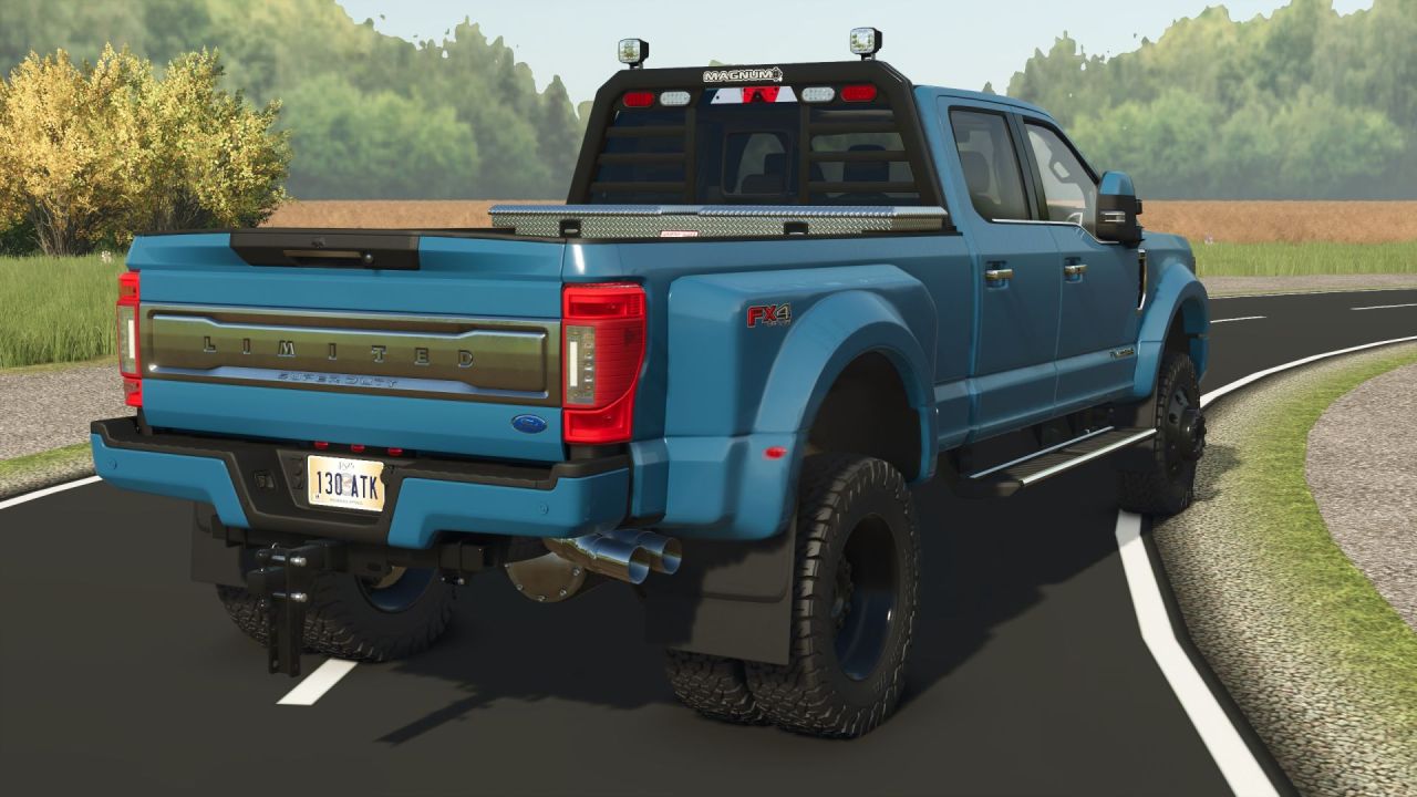 Mocny Pickup 2020 Ford Super-Duty Limited (F350/F450) do Ciężkich Prac w Farming Simulator 25