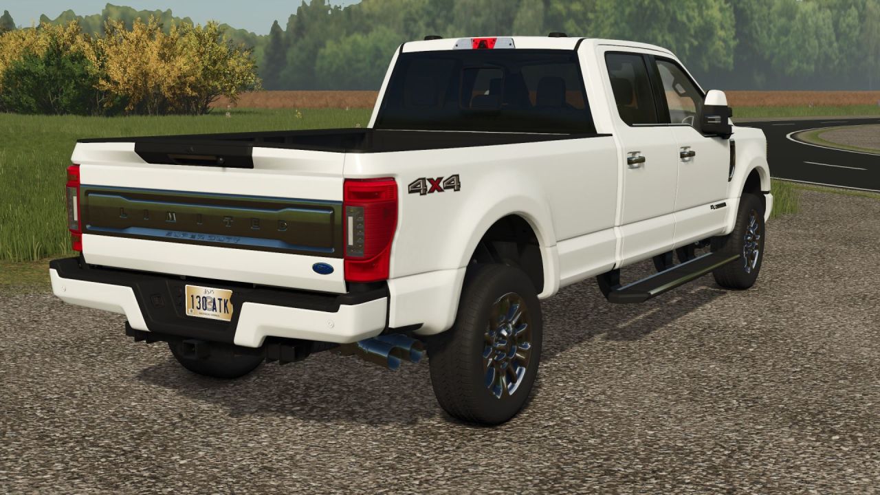Mocny Pickup 2020 Ford Super-Duty Limited (F350/F450) do Ciężkich Prac w Farming Simulator 25