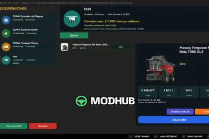 Скрипт My CUMA для FS25 — 2