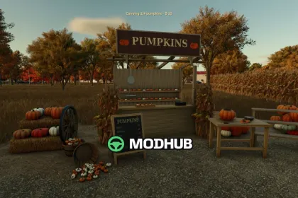Parcelle de citrouilles interactive V1.0 pour FS25 — 3
