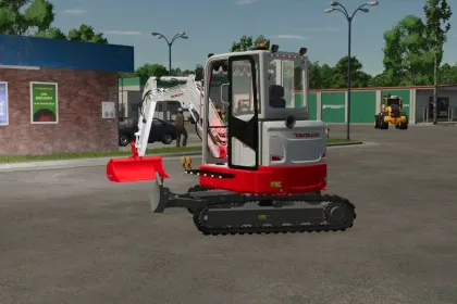 Екскаватор Takeuchi TB350R для Farming Simulator 25 — 3