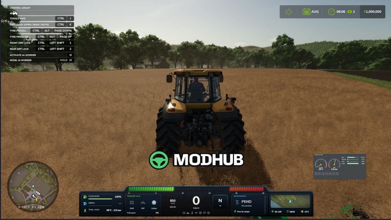 HUD Zasty V1.0 для FS25