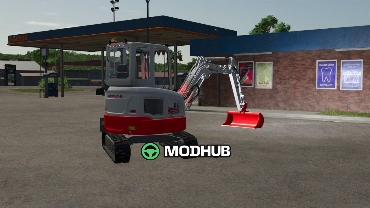 Екскаватор Takeuchi TB350R для FS25