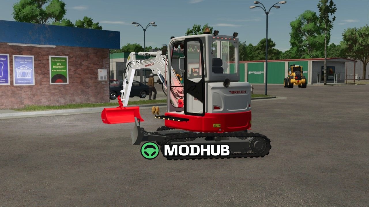 Екскаватор Takeuchi TB350R для FS25