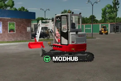 Екскаватор Takeuchi TB350R для FS25 — 3