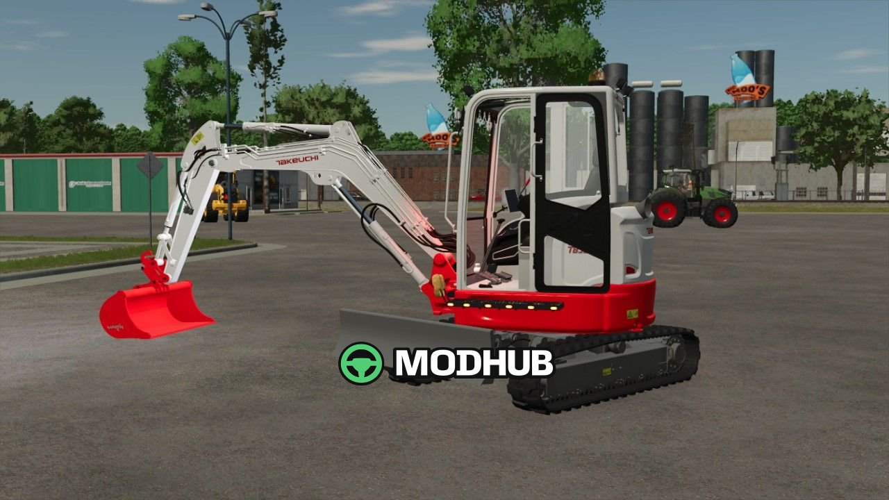 Екскаватор Takeuchi TB350R для FS25