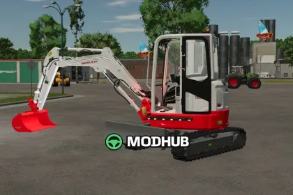 Екскаватор Takeuchi TB350R для FS25 — 4