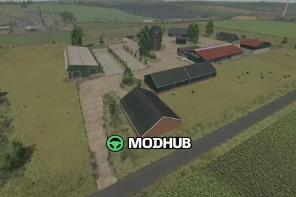 Mappa North German Country V2.0.0.3 per FS25 — 3