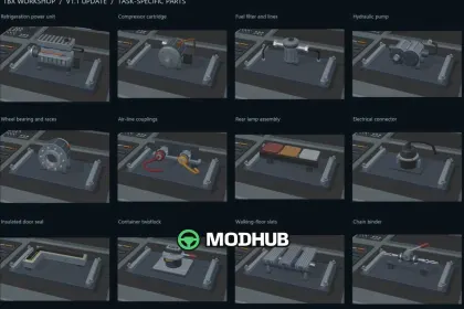 Mod TBX Mechanical Failures v1.1 voor ETS2 – inspecties en demontage — 2