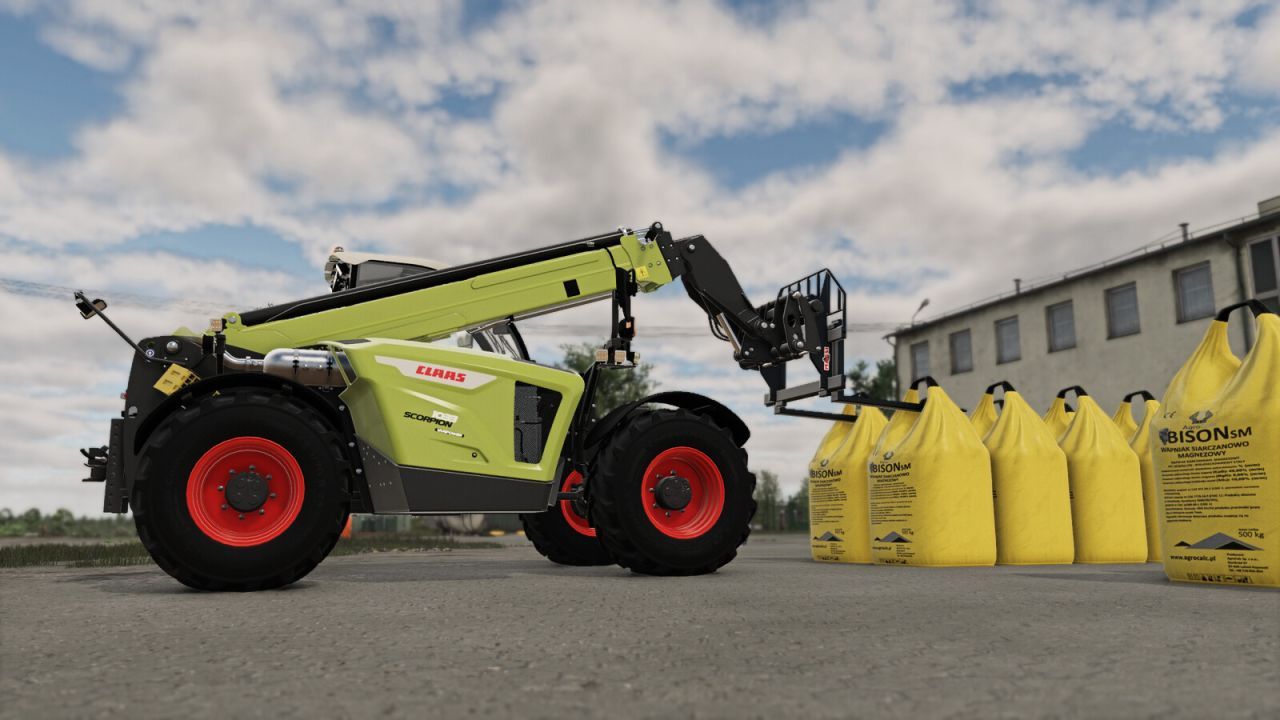 AgroCalc Bison SM Zak voor Farming Simulator 25