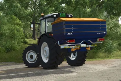 Effektiver Bogballe L20 Streuer für Farming Simulator 25 — Breite 15–40 m