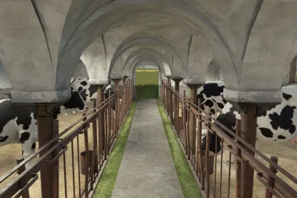 Beierse stal met koeienstal voor Farming Simulator 25 — 5