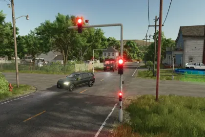 Automatische verkeerslichten voor Farming Simulator 25 — 2
