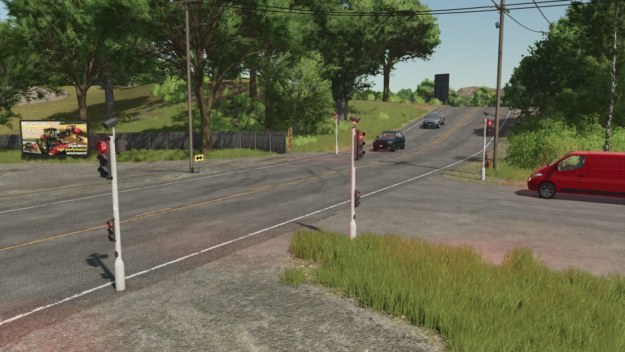 Automatische verkeerslichten voor Farming Simulator 25