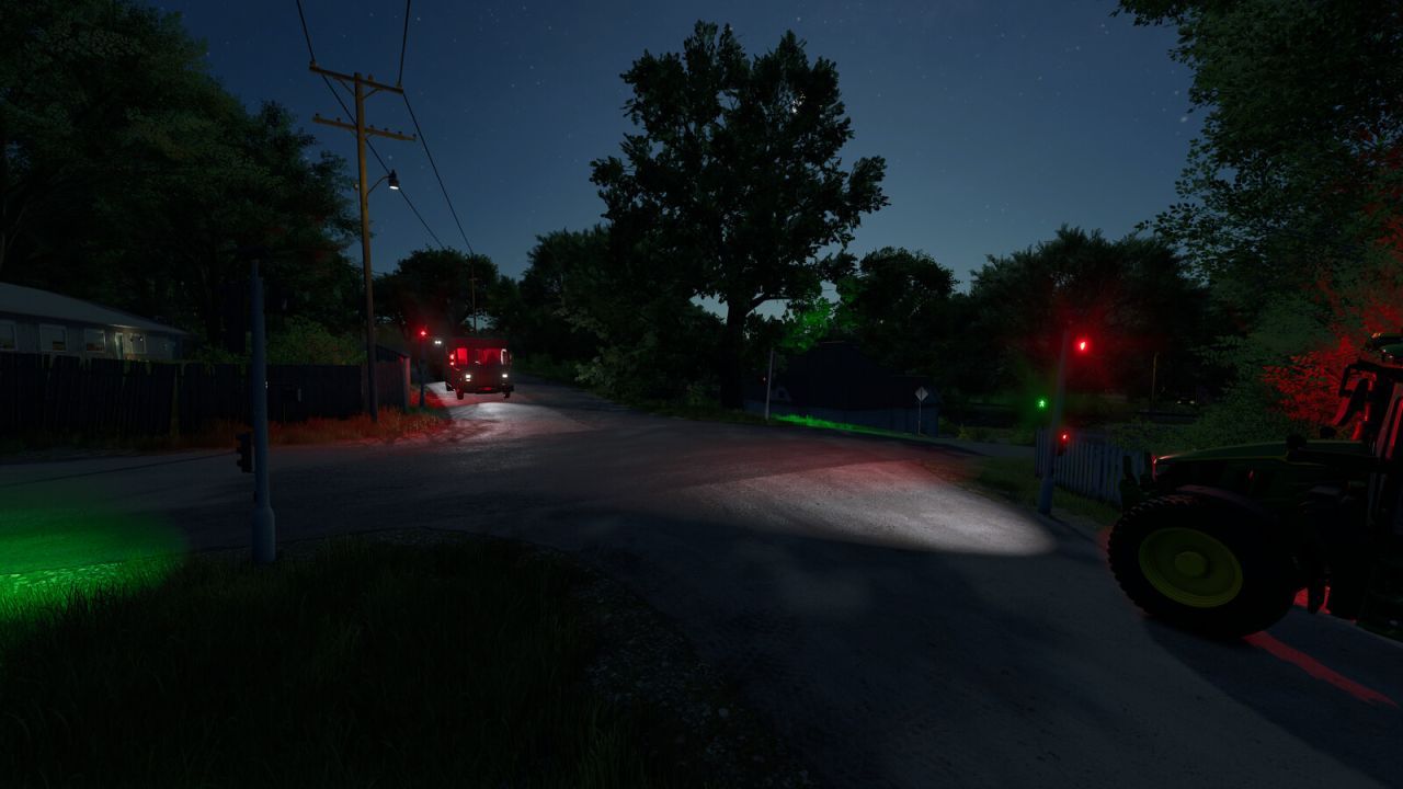 Automatische verkeerslichten voor Farming Simulator 25