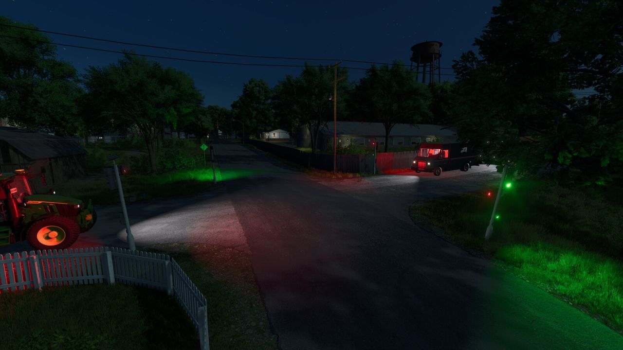 Automatische verkeerslichten voor Farming Simulator 25