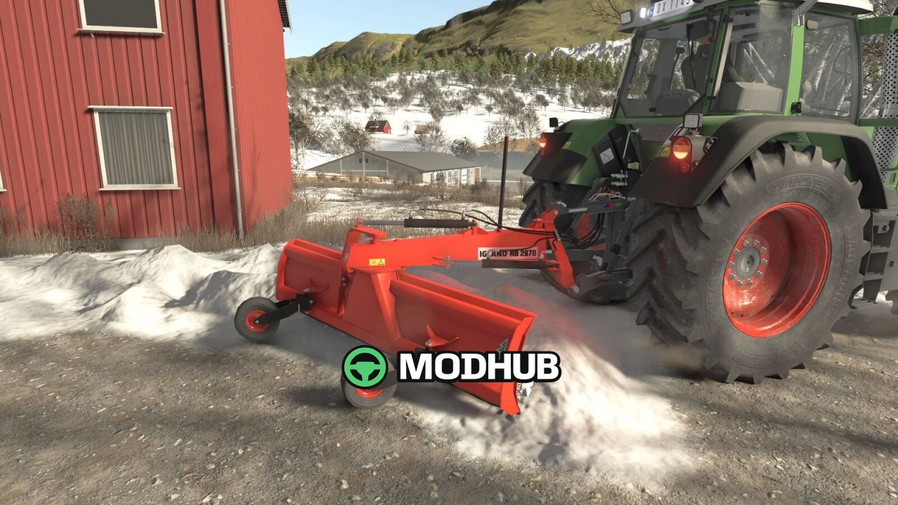 Achterblad Igland RB2870 voor FS25