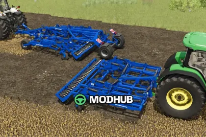 Rolmako U436 4m/4.5m Cultivator Pack voor FS25 — 2