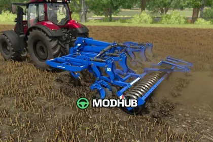 Rolmako U436 4m/4.5m Cultivator Pack voor FS25 — 5