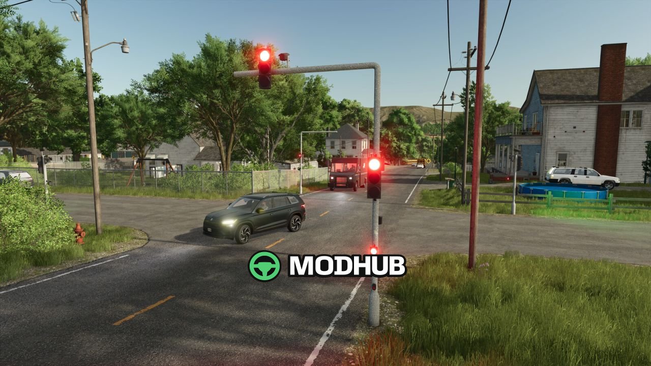 Automatische verkeerslichten V2.0 voor FS25