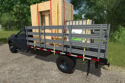 Потужний Пікап Dodge Ram 5500 Stakebed для Робіт на Фермі в FS25