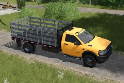 Потужний Пікап Dodge Ram 5500 Stakebed для Робіт на Фермі в FS25