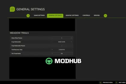 Мод Meadow Trails V1.0.1 для FS25 — 3