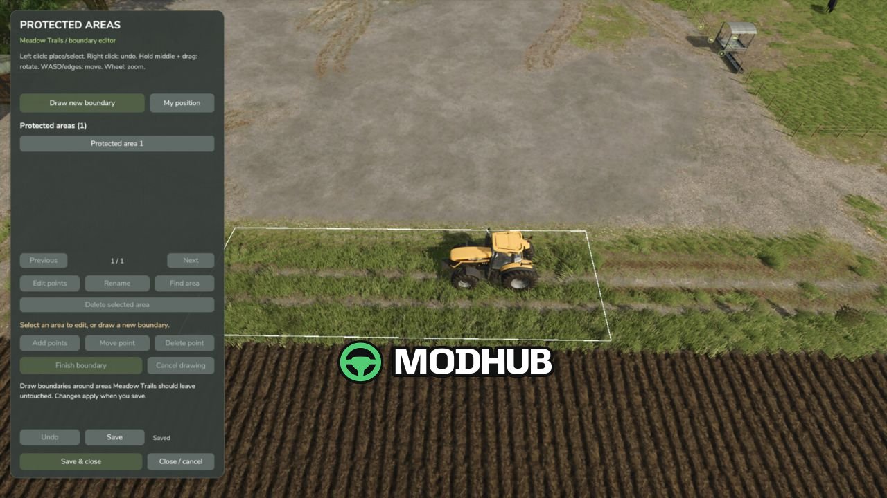 Мод Meadow Trails V1.0.1 для FS25