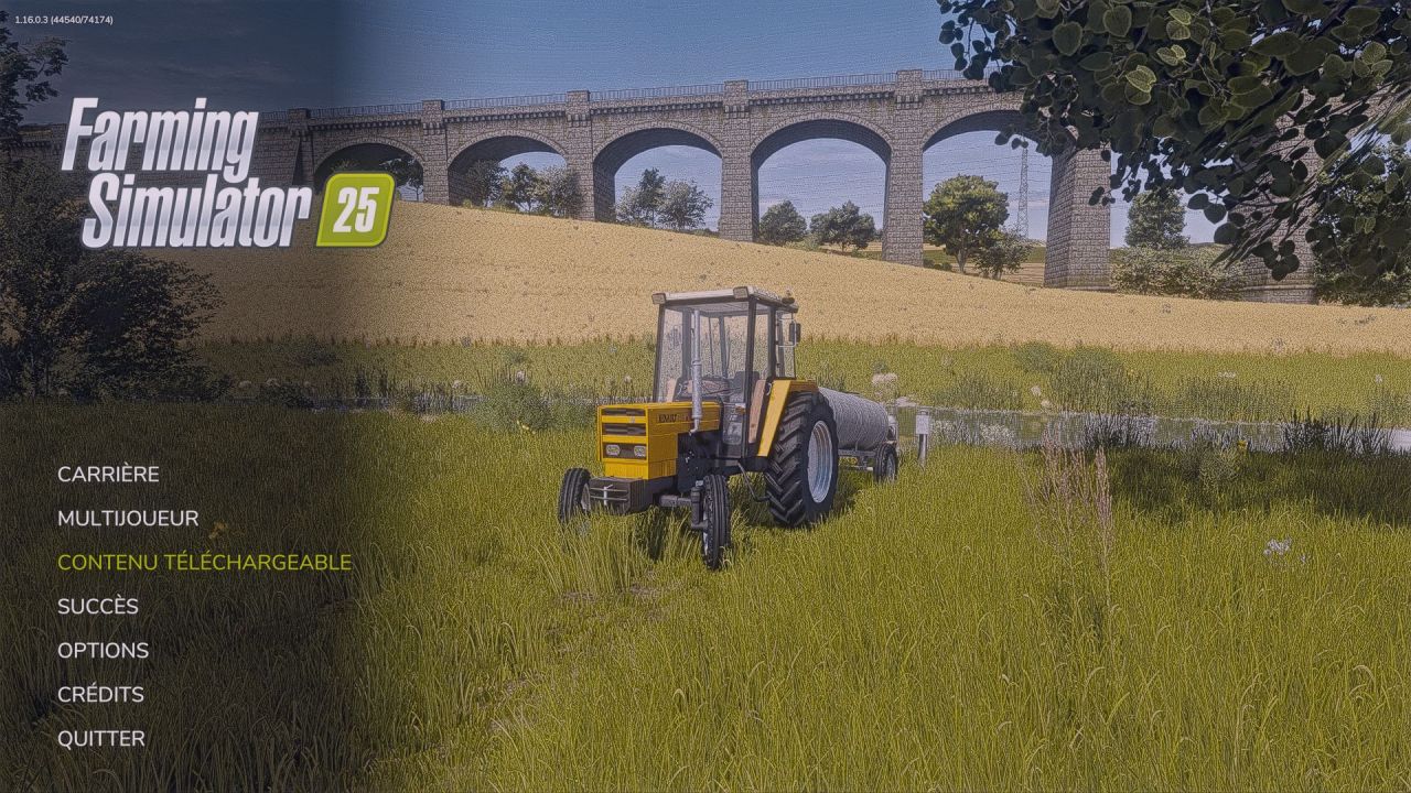 Neue Menü Hintergründe für Farming Simulator 25 — Stilvoller Splash Screen