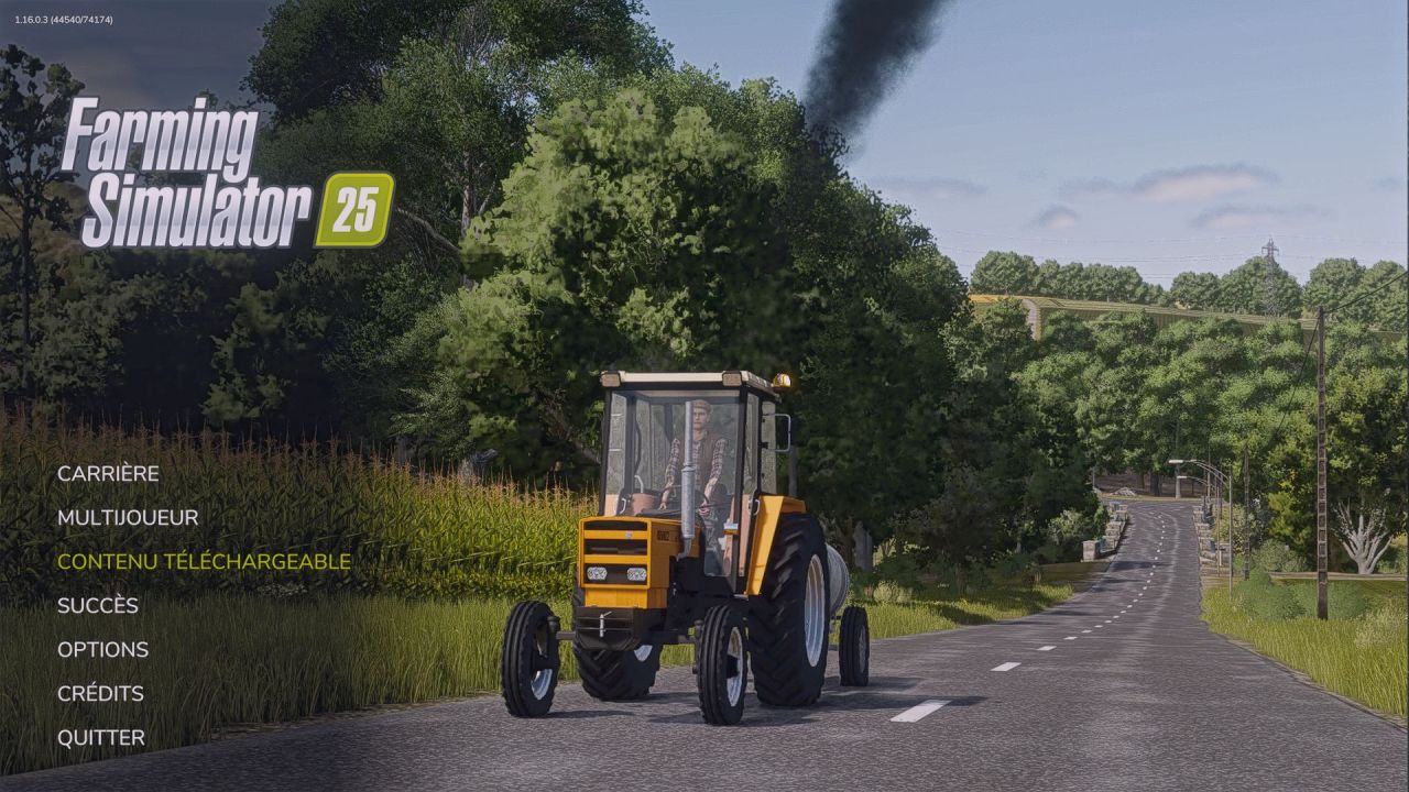 Neue Menü Hintergründe für Farming Simulator 25 — Stilvoller Splash Screen