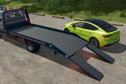 Effizienter Abschleppwagen Mercedes-Benz Sprinter W910 — Schneller Tow Truck für Farming Simulator 25 — 3