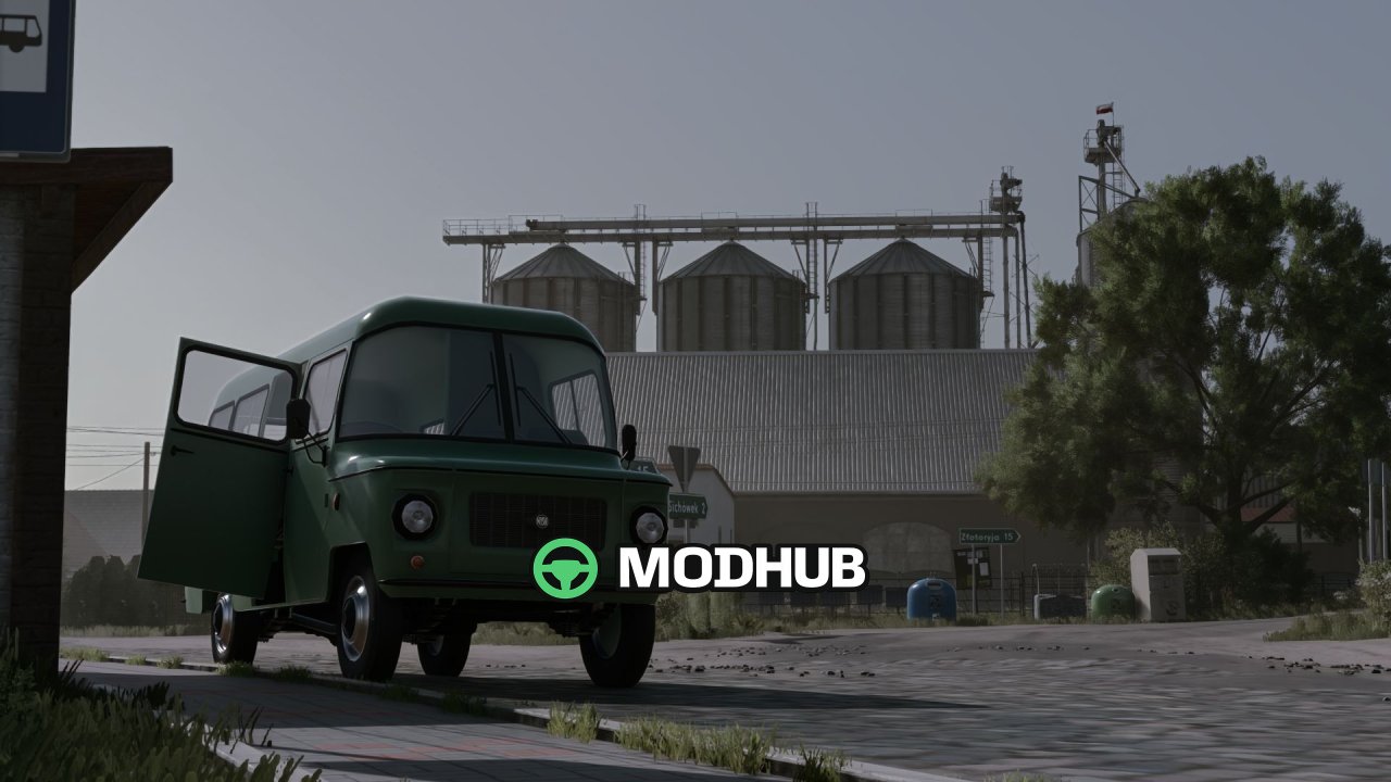 Nysa 522 V2.0 – Furgão de entrega para Farming Simulator 25