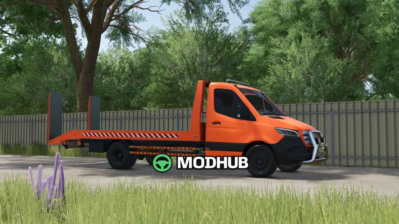 Tow Truck Mercedes-Benz Sprinter W910 for FS25