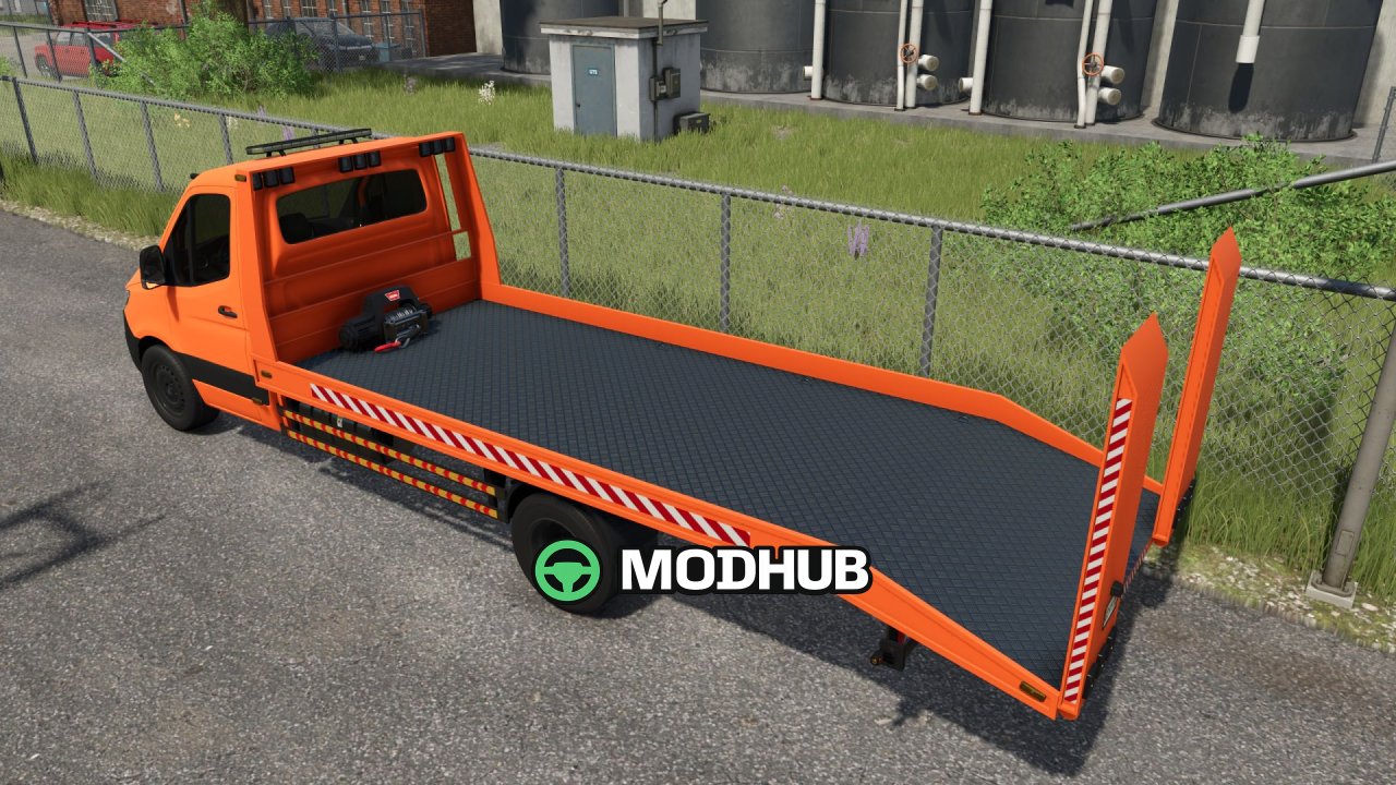 Tow Truck Mercedes-Benz Sprinter W910 for FS25