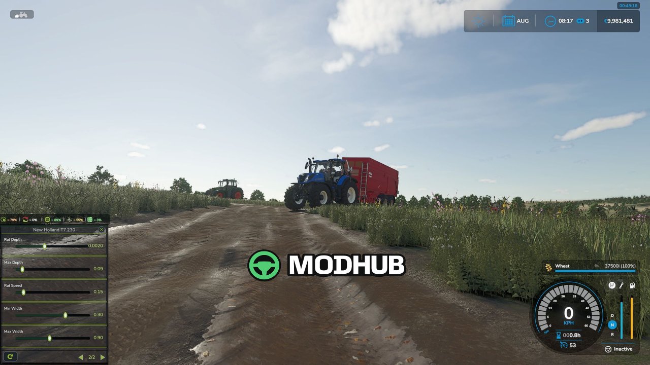 Mod Tractor Terrain Dynamics BETA 9 v1.0.3.8 per FS25