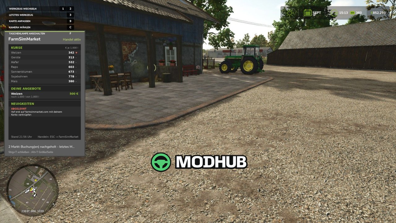 FarmSimMarket – Гравцевий ринок і рейтинги BETA 7 для FS25