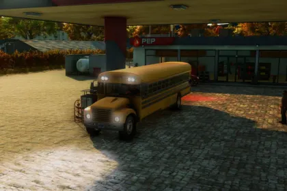 Legendärer School Bus für Farming Simulator 25 — Realistischer Bus für Rollenspiel und Dekor — 3