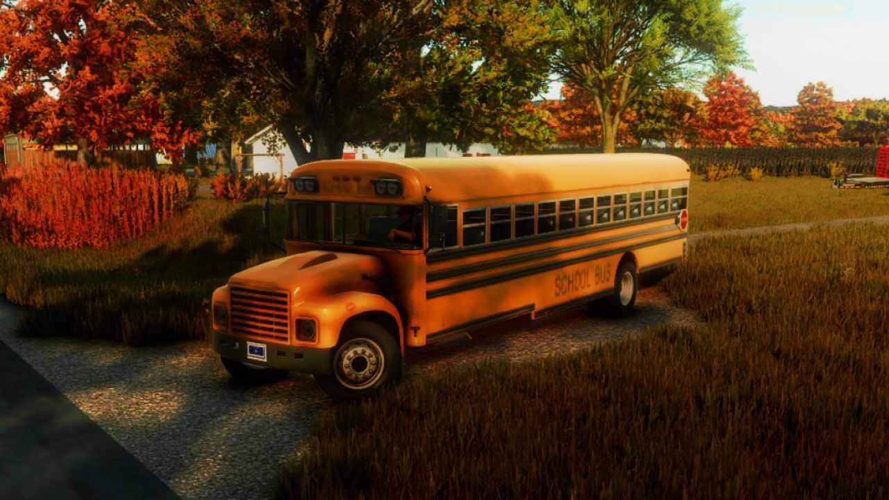 Legendärer School Bus für Farming Simulator 25 — Realistischer Bus für Rollenspiel und Dekor