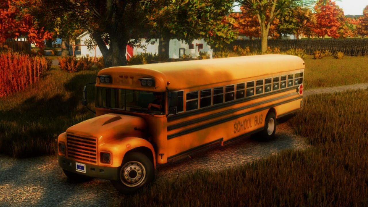 Legendärer School Bus für Farming Simulator 25 — Realistischer Bus für Rollenspiel und Dekor