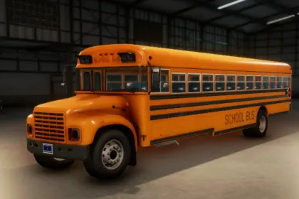 Legendärer School Bus für Farming Simulator 25 — Realistischer Bus für Rollenspiel und Dekor — 6