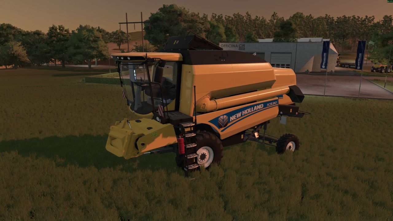 Ceifeira New Holland TC 5.90 Hillside para Farming Simulator 25
