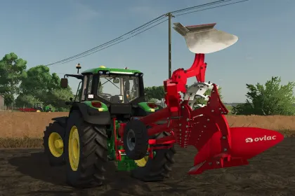 Плуг Ovlac Mini 8-2 для Farming Simulator 25 — 2