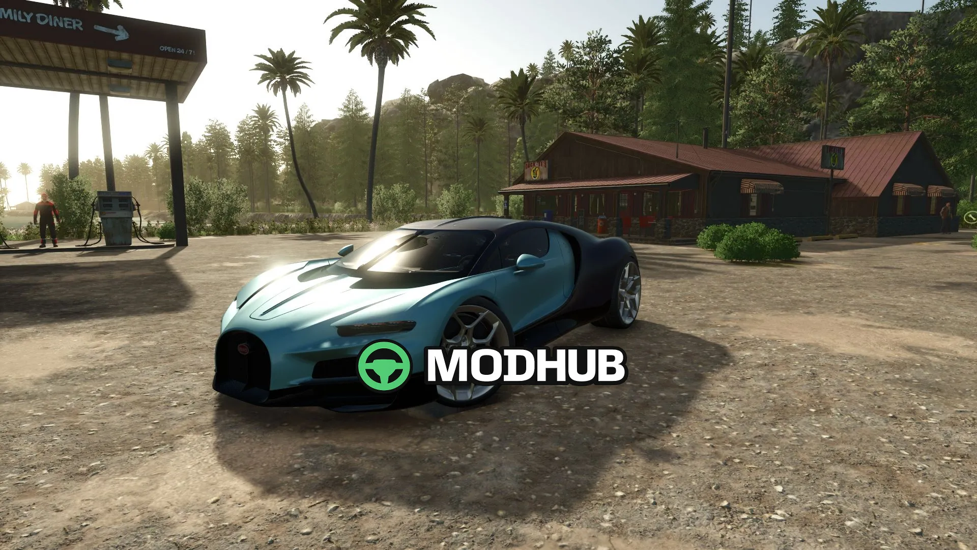 Mod na samochody Bugatti Tourbillon dla Farming Simulator 25