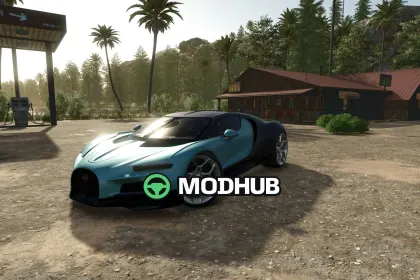 Mod na samochody Bugatti Tourbillon dla Farming Simulator 25 — 1