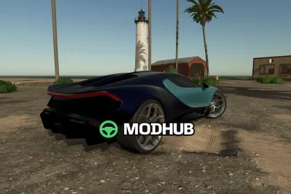 Mod na samochody Bugatti Tourbillon dla Farming Simulator 25 — 2