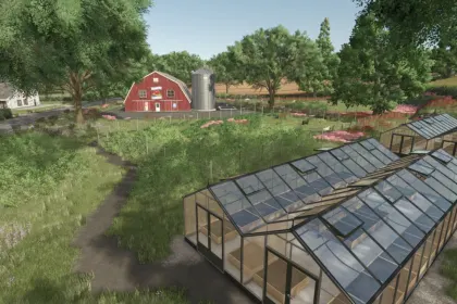 Neue Karte Valley Falls für Farming Simulator 25 — 101 Felder, Produktionen und Neue Kulturen — 6