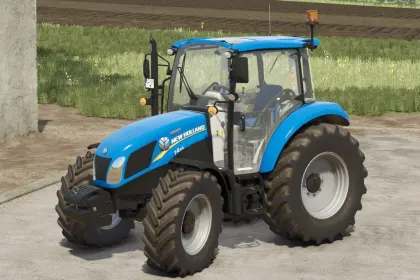 Effizienter Traktor New Holland T4 Series — Wendiger Helfer für jeden Betrieb