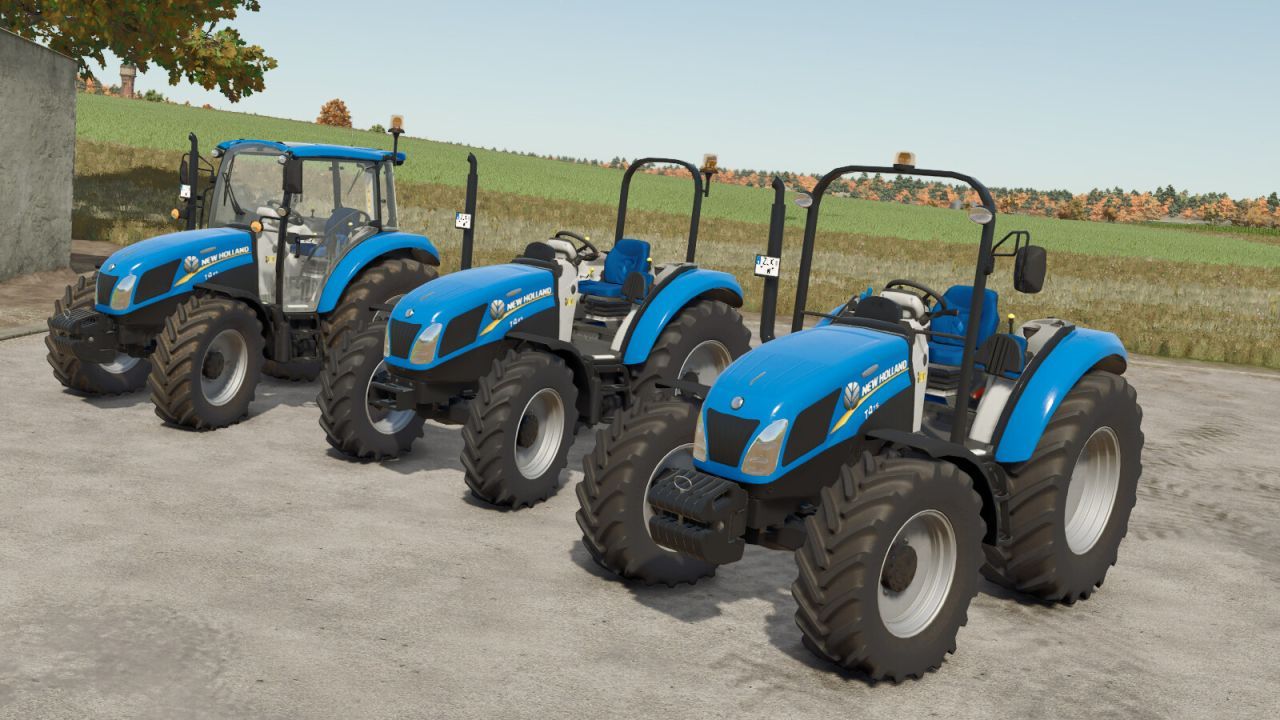 Effizienter Traktor New Holland T4 Series — Wendiger Helfer für jeden Betrieb