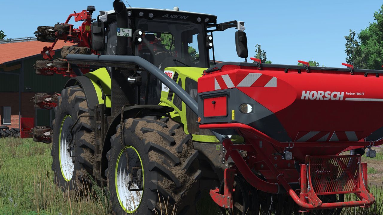 Farming Simulator 25 için CLAAS AXION 960-920 Traktör