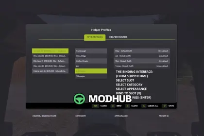 Script Helper Profiles pour FS25 – Gestion de 20 assistants — 4